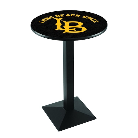 42 Blk Wrinkle Long Beach State University Pub Table